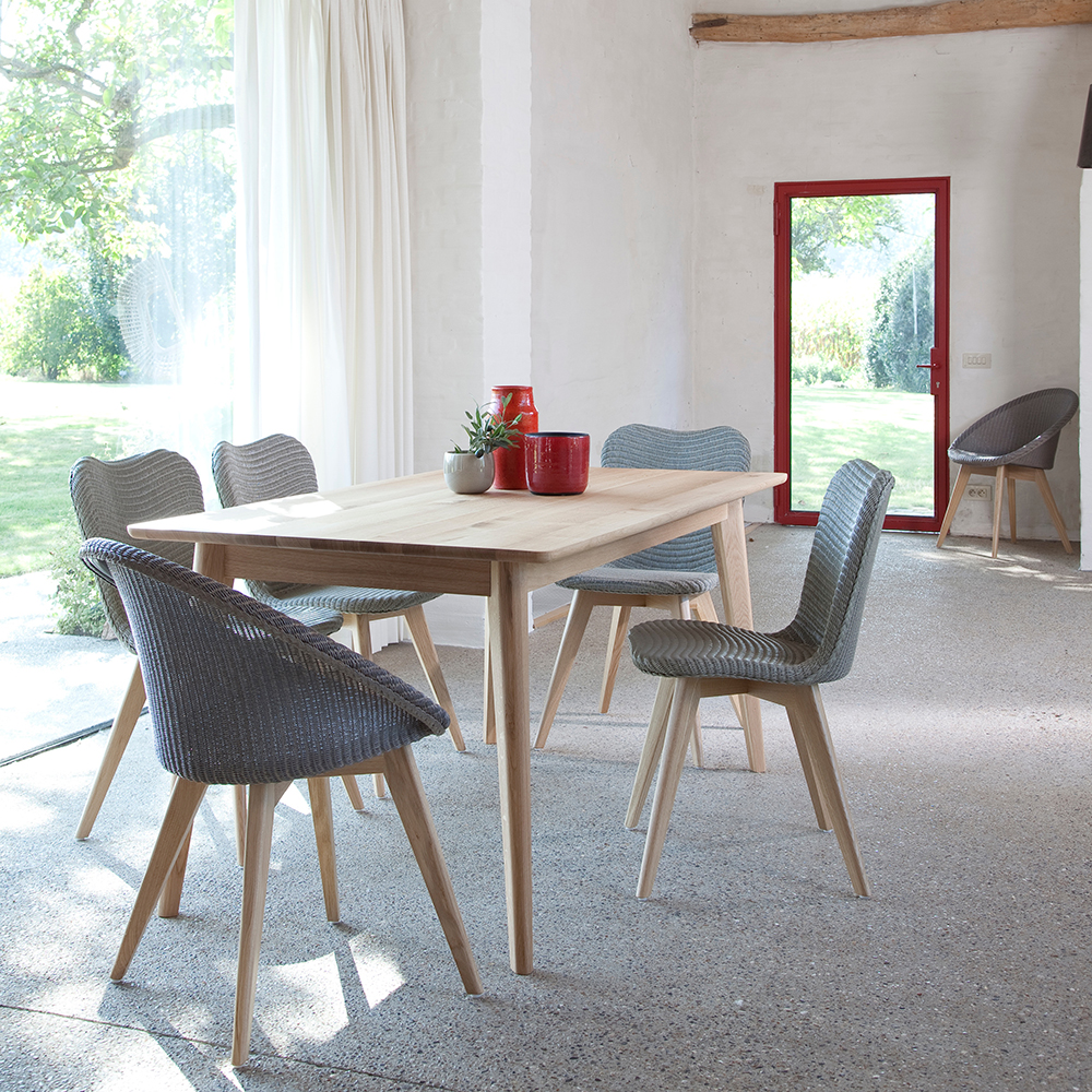 lily dining chair oak base vincent sheppard